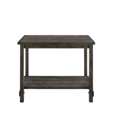 Table à hauteur de comptoir au fini gris patiné