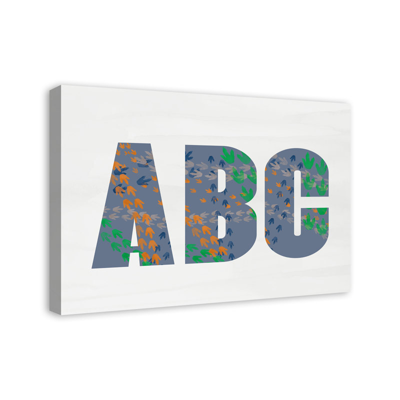 Art sur toile ABC, H 30 po x l 20 po x P 1,25 po