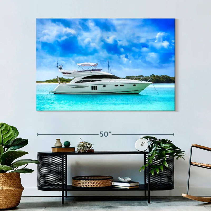 Mehar Caribbean Luxury Yacht, 34" H x 51" W