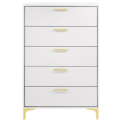 Kendall 5-Drawer Bedroom Chest Black