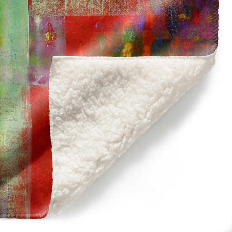 Couverture en sherpa doux the road not prises, l 68 po x L 80 po