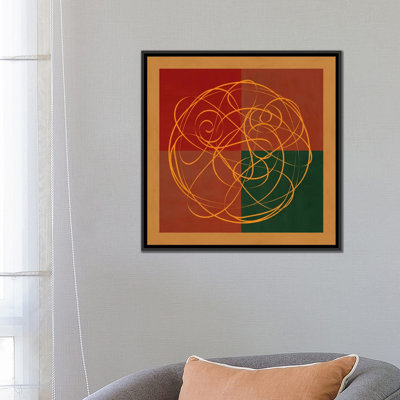 «Albuck Modern Indian symbolism Luck and Prosperity», impression sur toile