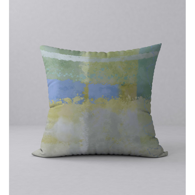 Abstract Reversible Throw Pillow, 24" x 24"