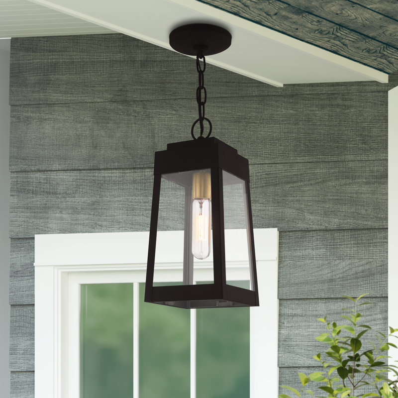 Antionetta Outdoor Hanging Lantern, Bronze
