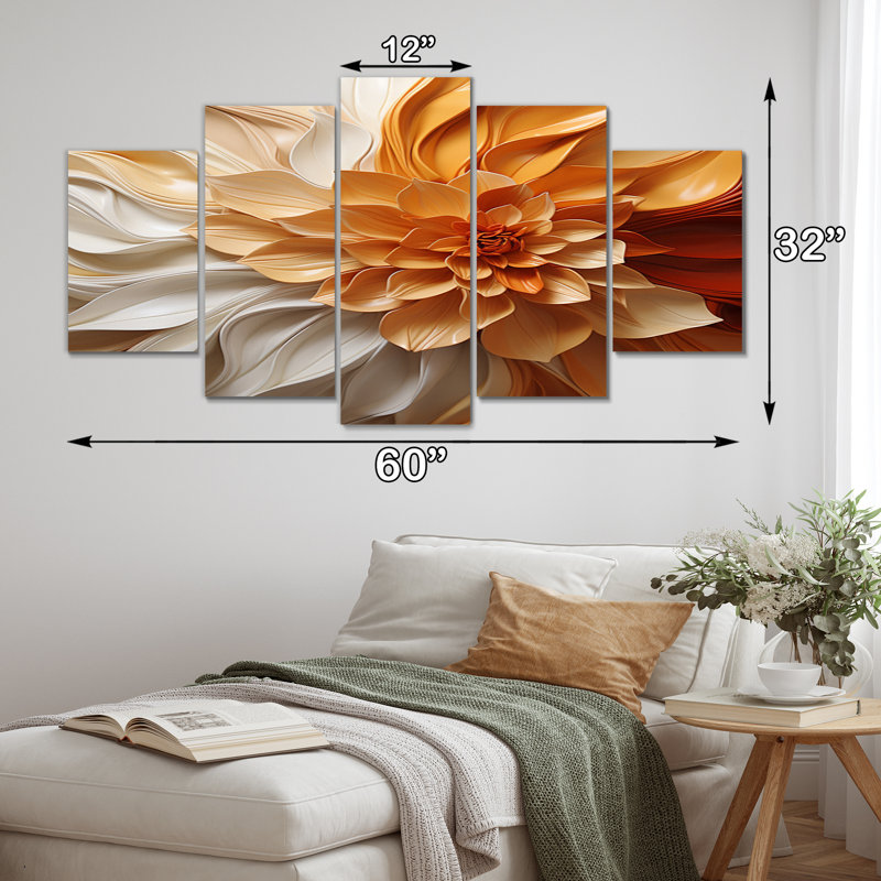 " Sunlit Spiral " 5 - Pieces