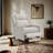 Pushback Manual Recliner With High Back For Living Room-401324576