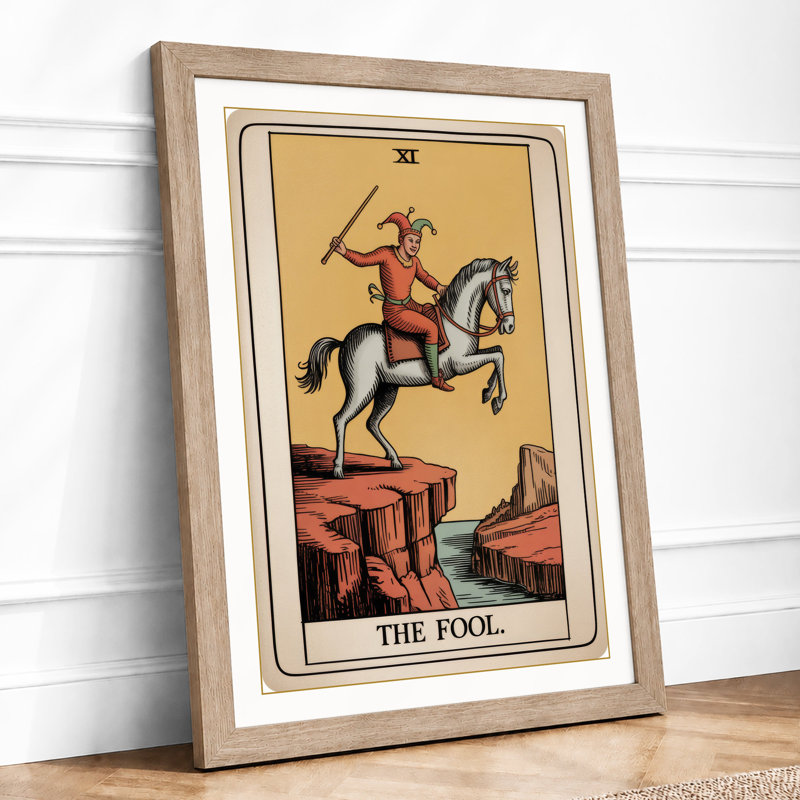The Fool's Precipice Vintage - Print, Oak, A4 - 29.7 x 21.0 cm