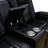 Ramonia 72" Breathing Leather Dual Power  Reclining Loveseat With Console-296944592