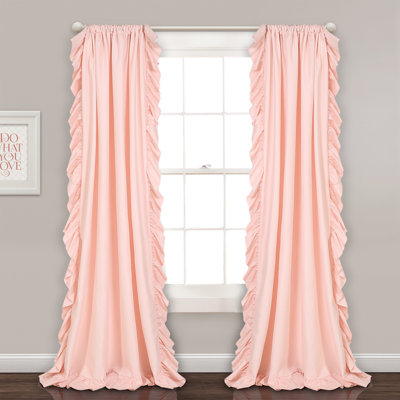 Reyna Semi Sheer Curtain Single Panel