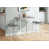 Gray Seat/ White Frame
