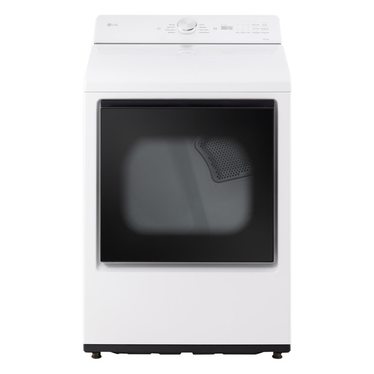 LG 7.3 Cu. Ft. Ultra Large Capacity Rear Control Electric Dryer With Ai Sensing And Thinq Smart Features