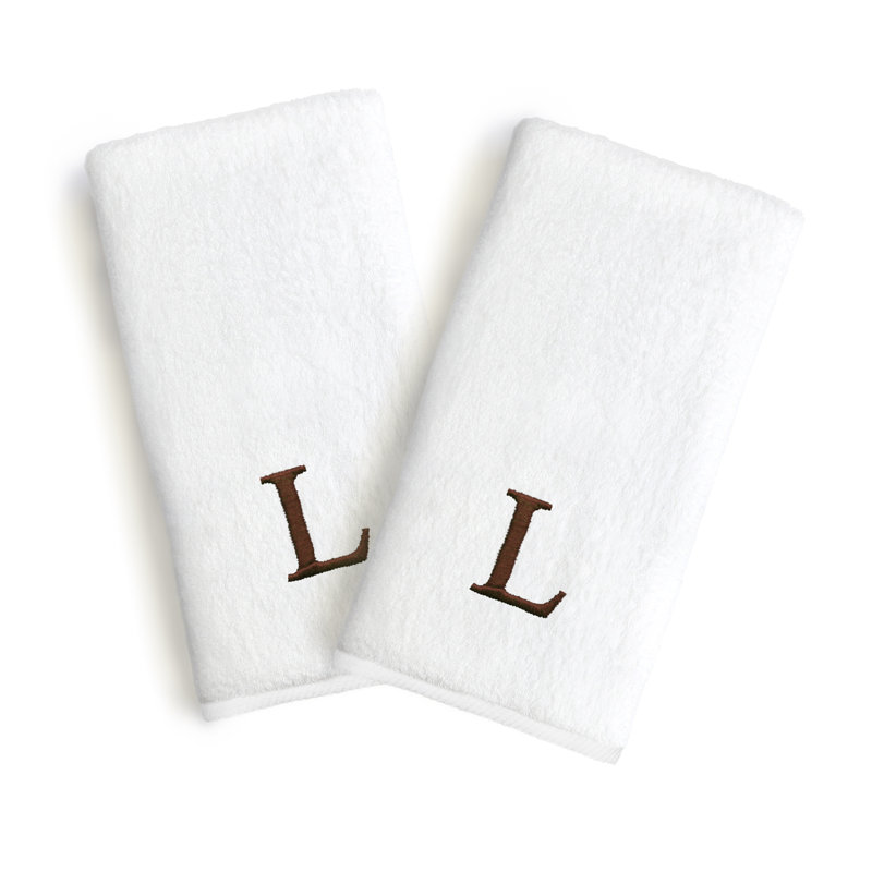 Soft Twist Hand Towel, Letter: L