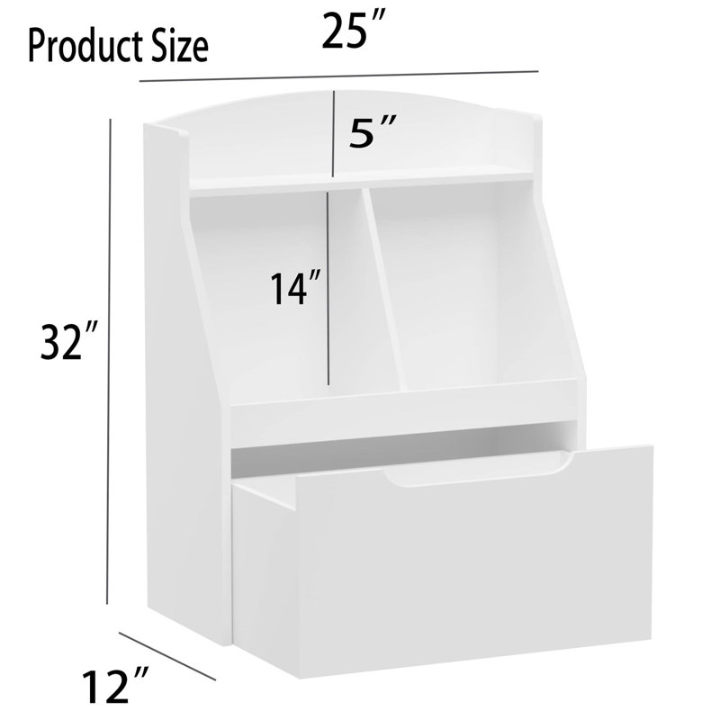 Armoire de rangement à 1 tiroir de 22 po de largeur Lorreta