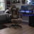 Ergonomic Faux Leather Swiveling PC & Racing Game Chair-663865371