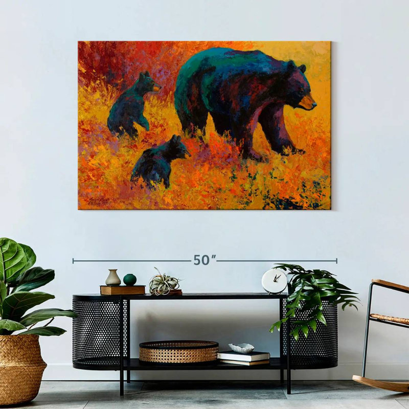Brampt Double Trouble Black Bear, 32" H x 48" W