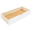 Grand lit plateforme avec lit gigogne simple TG et 2 tiroirs de rangement, lit classique avec tête de lit à broche-1337139609