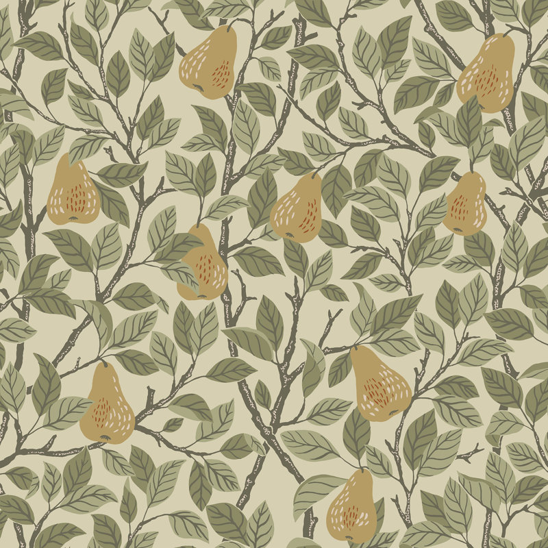 Cahterine 10.05m x 53cm Wallpaper Roll, Beige