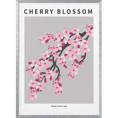 "Cherry blossom" Framed Textured Wall Art
