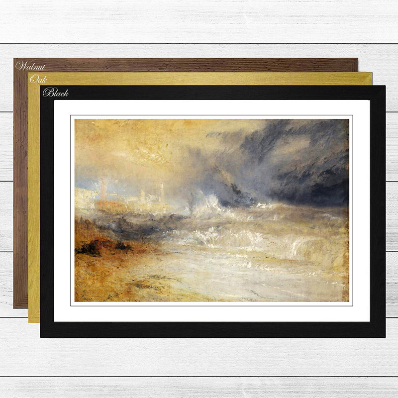 J.M.W. Turner - Single Picture Frame Painting, Walnut