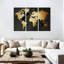 «Gold Map», reproduction sur toile-597232529