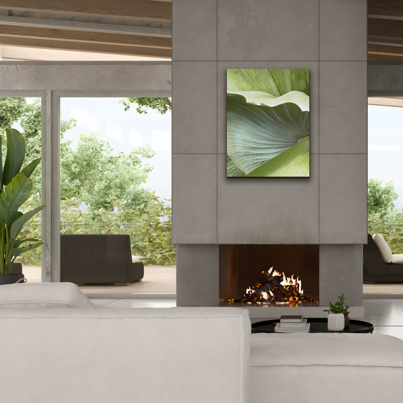  «Banana Leaf 1» par Brittany Evans, art mural sur toile, 26 po x 34 po, H 34 po x l 26 po