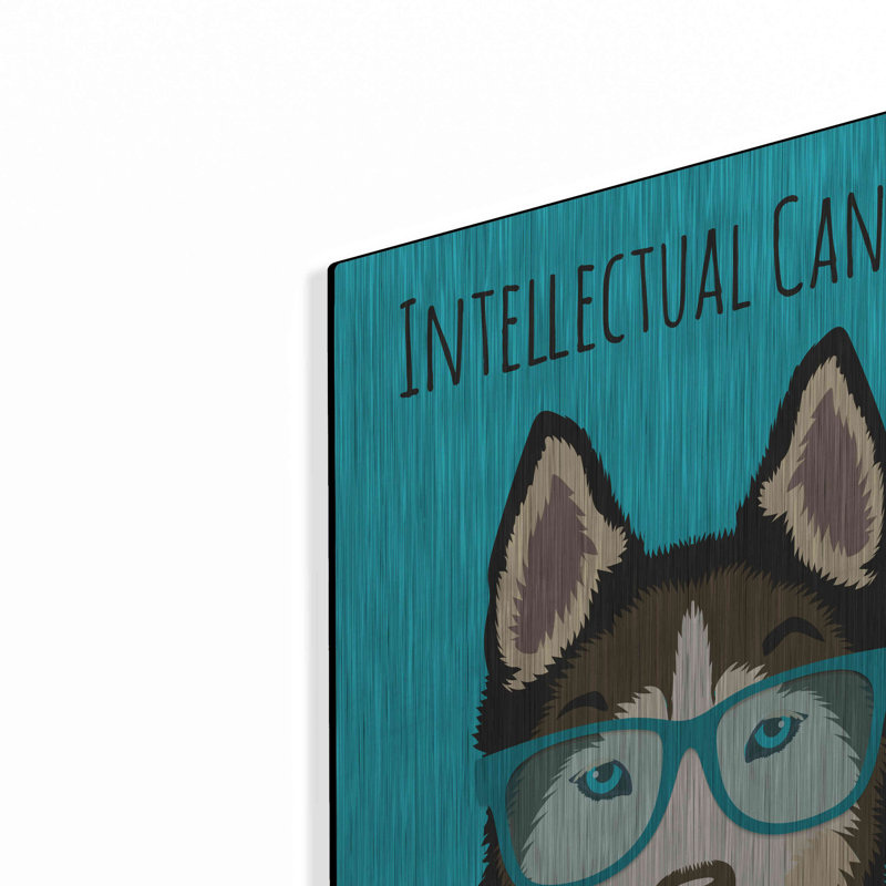 «Intellectual Canine» par Debbie Gray, H 24 po x l 16 po