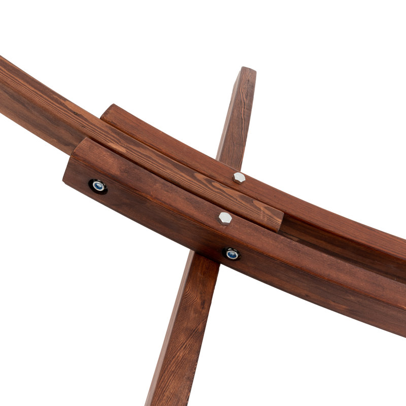 Support de hamac standard Sadina, Brun, 46" H x 127" W x 46" D