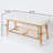 Tashaunda Shoe Bench with Storage Shelf for Entryway-499489630