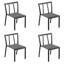 Markoe Stacking Metal Patio Side Chair-2080830937