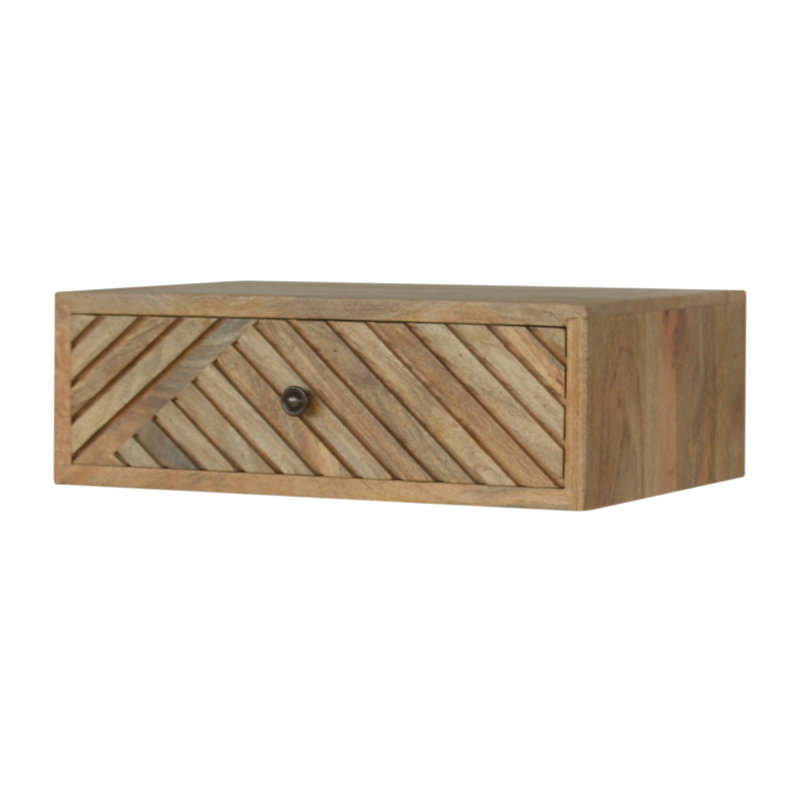Alldredge Solid Wood Floating Shelf