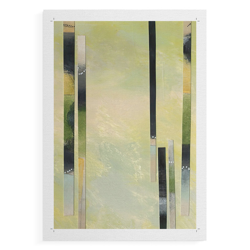 Neutral Assemblage IV -Canvas Print Only - NOT FRAMED, 36" H x 24" W