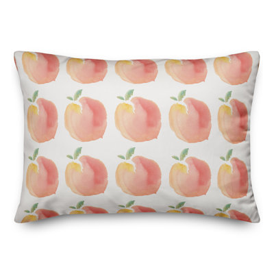 Youre A Peach Script Pillow Throw Pillow