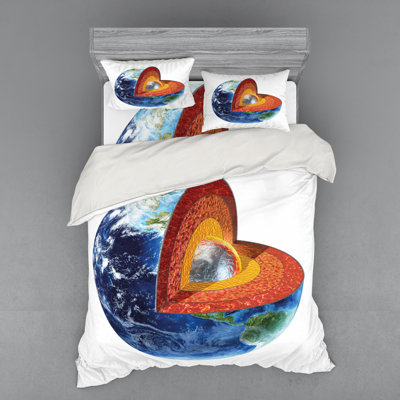 Earth Modern & Contemporary Duvet Cover