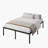 Osburn 16.5" Sturdy Metal Bed Frame-620983631