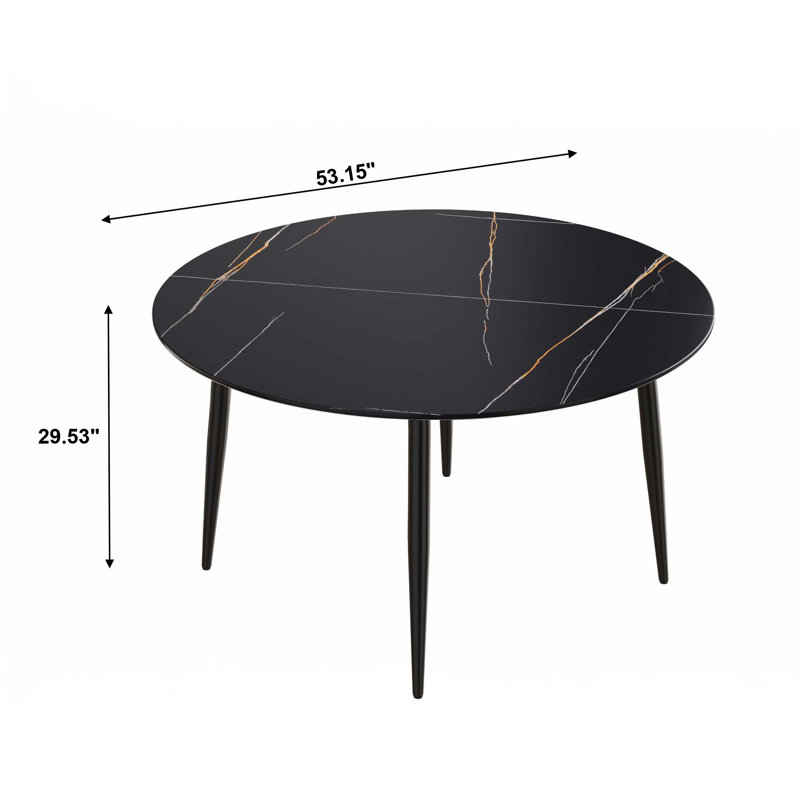 George Oliver Round Dining Table(Only Table) | Wayfair