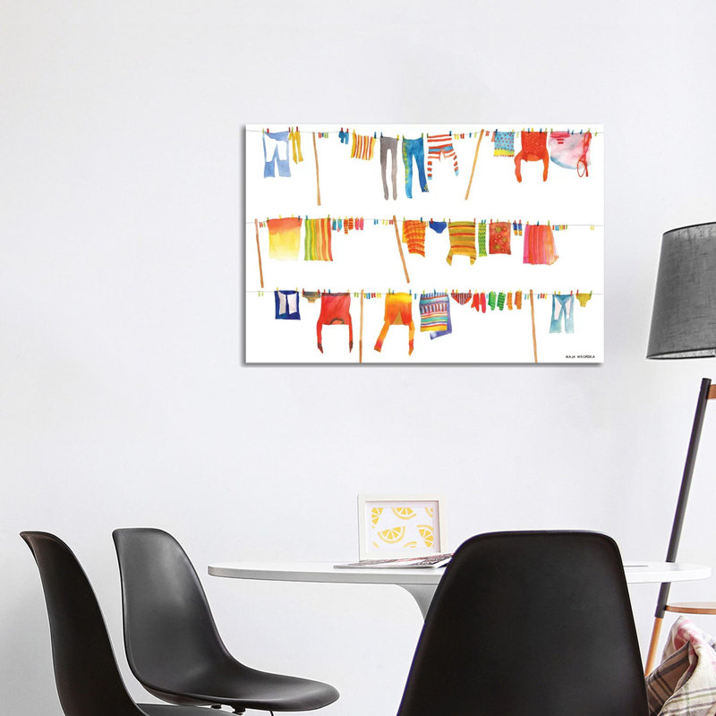 Laundry by Maja Wronska - Wrapped Canvas Print, 101.6 cm H x 66.04 cm W x 1.91 cm D