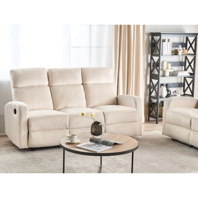 Amyerra 180cm Wide Wall Recliner Standard Recliner, Manual - Handle/Lever