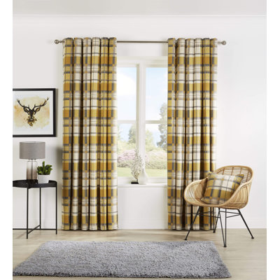 Room Darkening Curtain Panel Pair