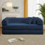 Canapé-lit en velours côtelé de 89 po, canapé futon modulaire, canapé en mousse à compression avec 2 coussins, aucun assemblage requis-1369500015-1374894629