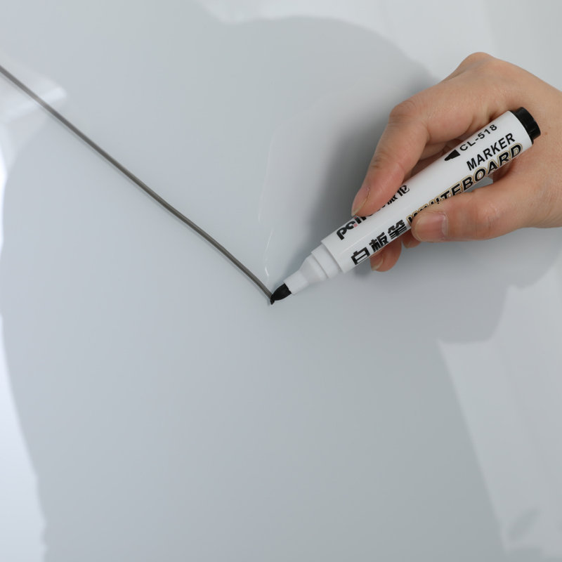 Removable Adjustable Height Tempered Glass Whiteboard, Magnetic Dry Erase Whiteboard, 36' X 24', Home School Supplies Or Home Office Decor Includes 2 Magnets 2 Markers 1 Eraser