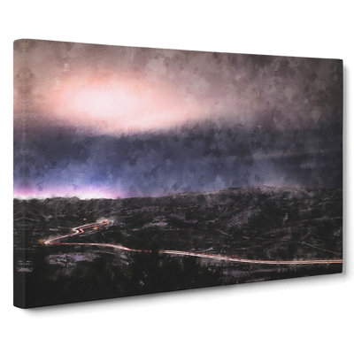 Utah At Night - Wrapped Canvas Painting