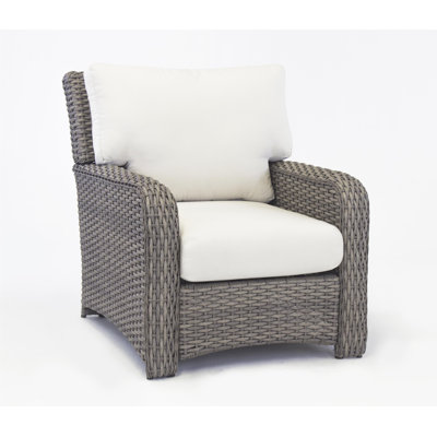 Chaise de patio avec coussins Chorio