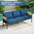 Maine 3-Person Wicker Outdoor Sofa-115732772