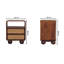 45cm W Solid Wood Bedside Table
