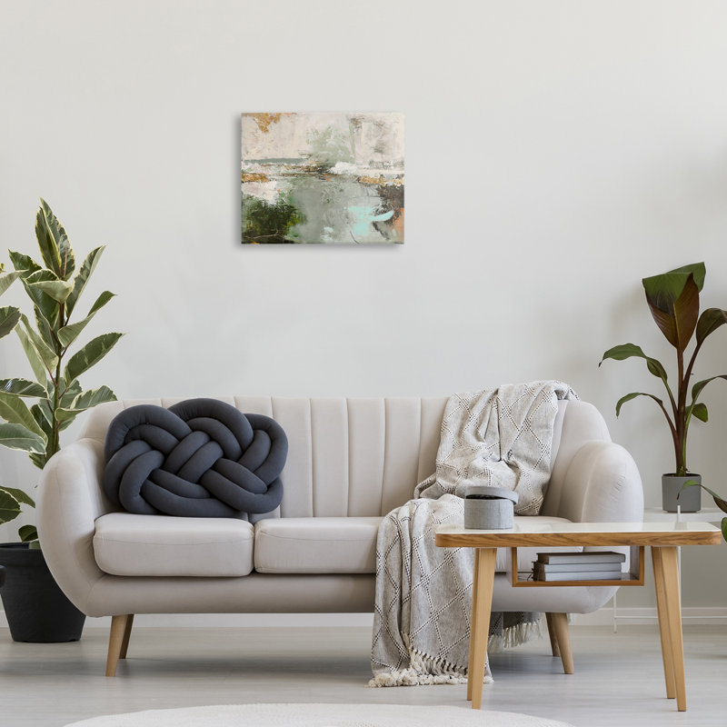 Art abstrait sur toile paysage marin abstrait par Design Fabrikken bp-727_CN, H 16 po x l 20 po