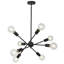Luminaire suspendu lustre spoutnik 8 lumières Nichole-1463112109