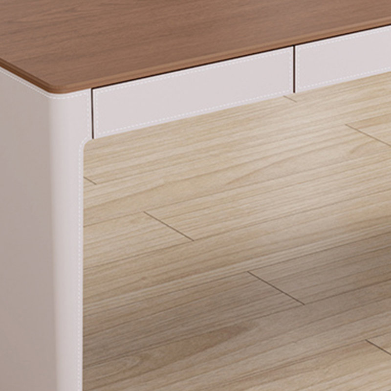 Bureau de luxe en bois massif, H 29,92 po x l 62,99 po x P 23,62 po