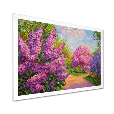 Lilac Gardens In The French Countryside I - Lilacs Wall Art