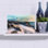 Art mural côtier abstrait spectaculaire
