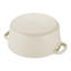 STAUB Cocotte Cocotte ronde en fonte 3,7 L, crème-136426372